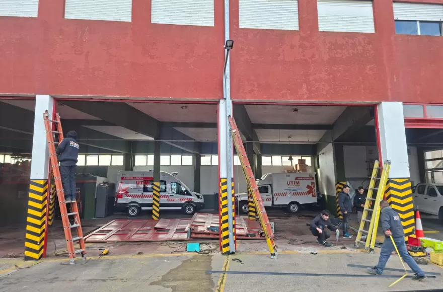 Con recursos propios, Bomberos avanza con obras de infraestructura