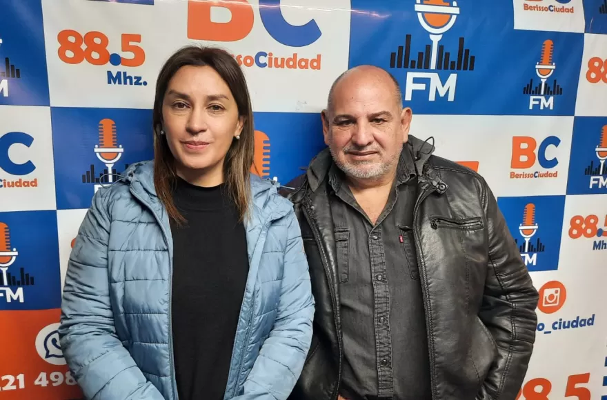 Laura Fernández y Daniel Taravilse, candidatos de La Libertad Avanza a concejal y consejero escolar, respectivamente.