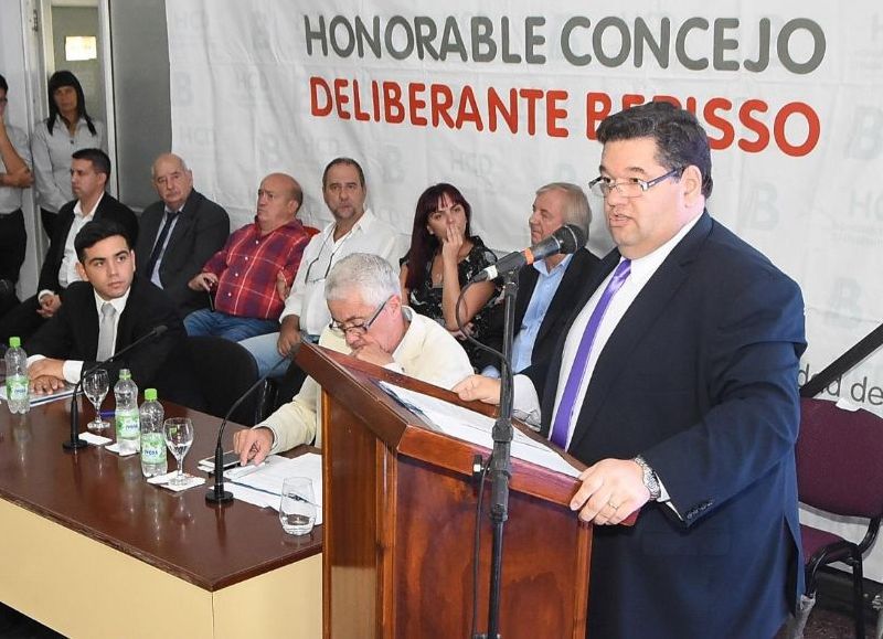 Apertura de sesiones en el Honorable Concejo Deliberante.