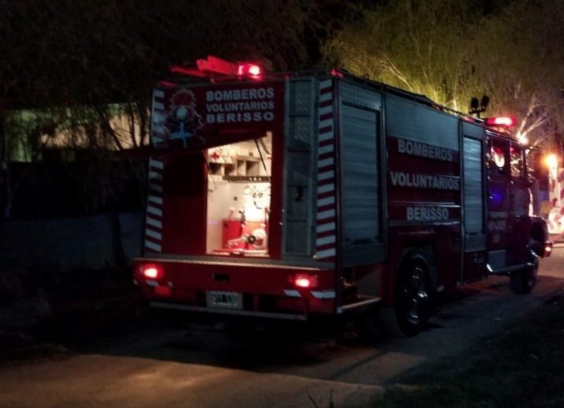 Rápida intervención de los bomberos.