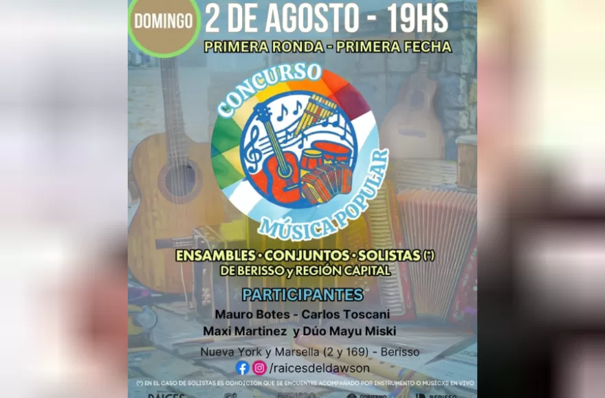 El.2 de agosto arranca el concurso.