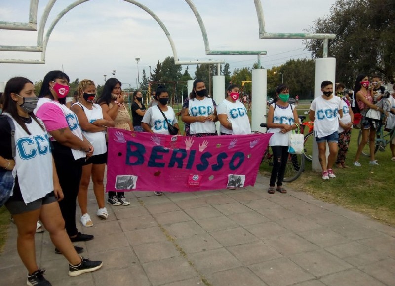 Acto motorizado por Mujeres de la CCC.