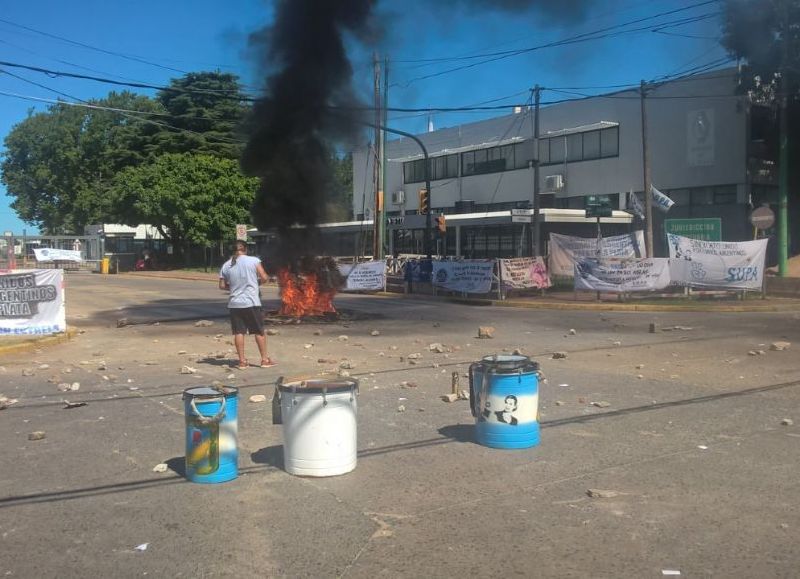 Manifestación en la jornada de este miércoles.