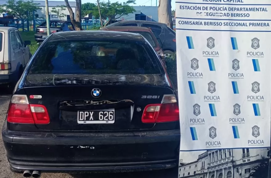 Vehículo secuestrado.