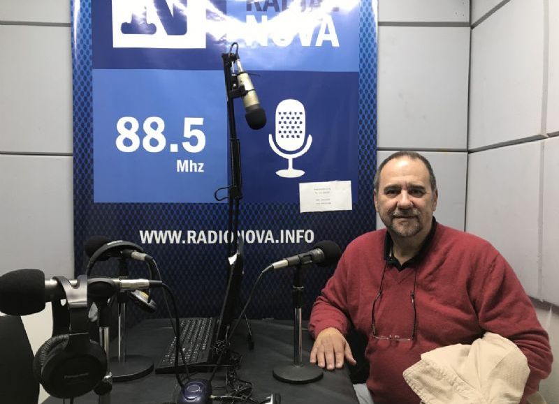 Claudio Topich, en el aire de BerissoCiudad en Radio.