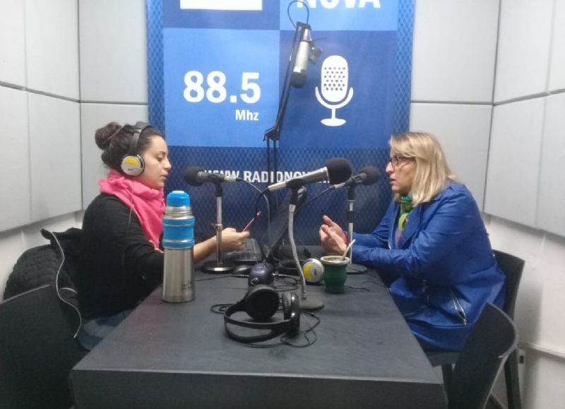 La titular del Consejo Escolar, en el aire de BerissoCiudad en Radio.