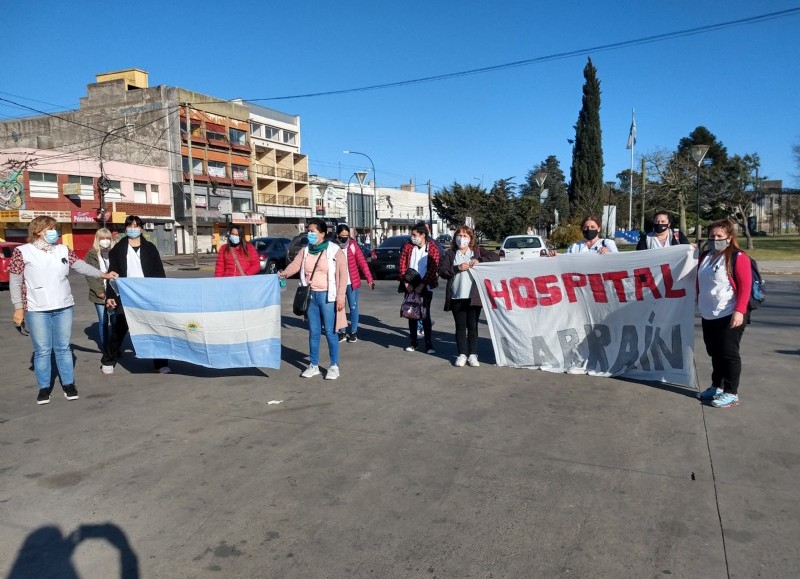 Concentración en el Parque Cívico, a primera hora.