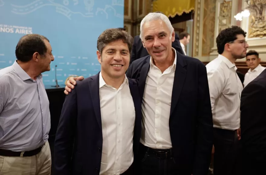 Axel Kicillof y Fabián Cagliardi.