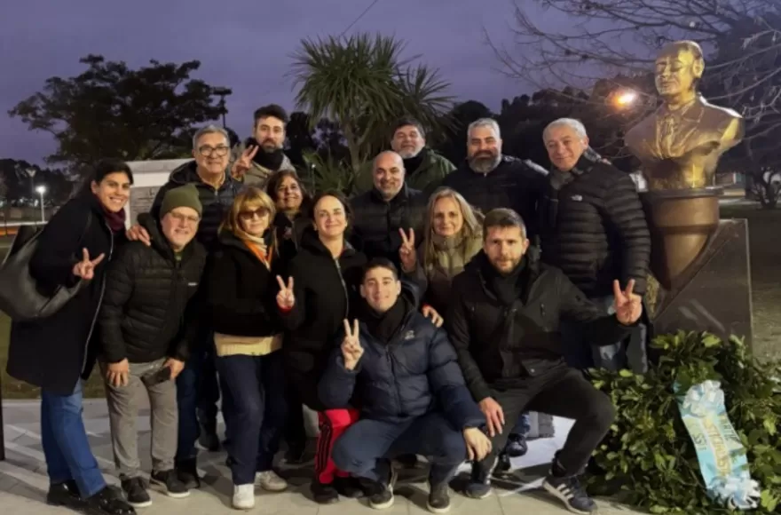 La actividad reunió a dirigentes, militantes y vecinos.