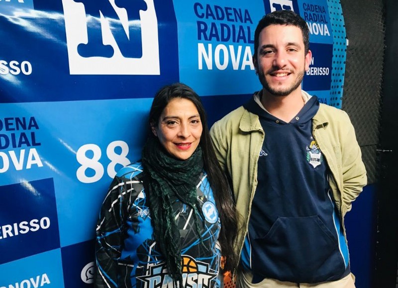 Viviana Mustafá y Nazareno Santucho.