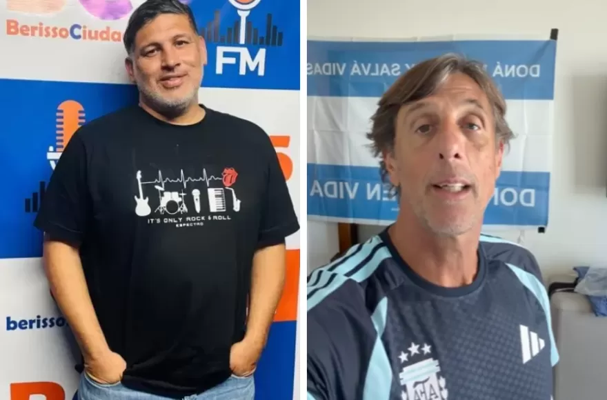Santillán agradeció el gesto de Luis Martín.