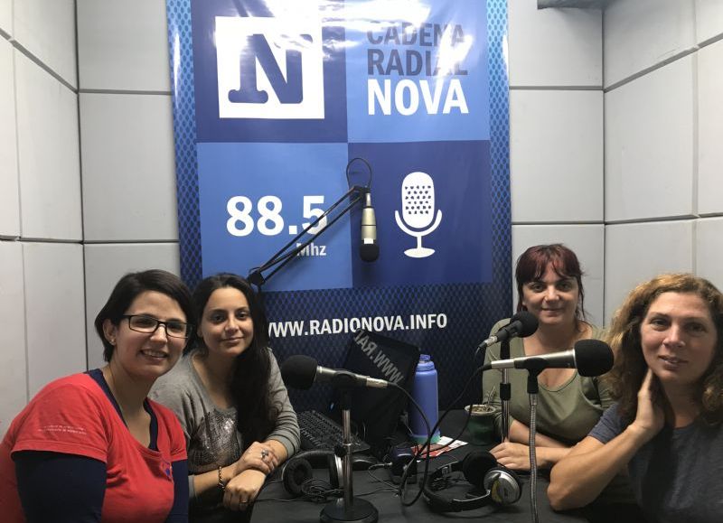 Micaela Maldonado y Soledad Rodríguez, en el aire de BerissoCiudad en Radio.