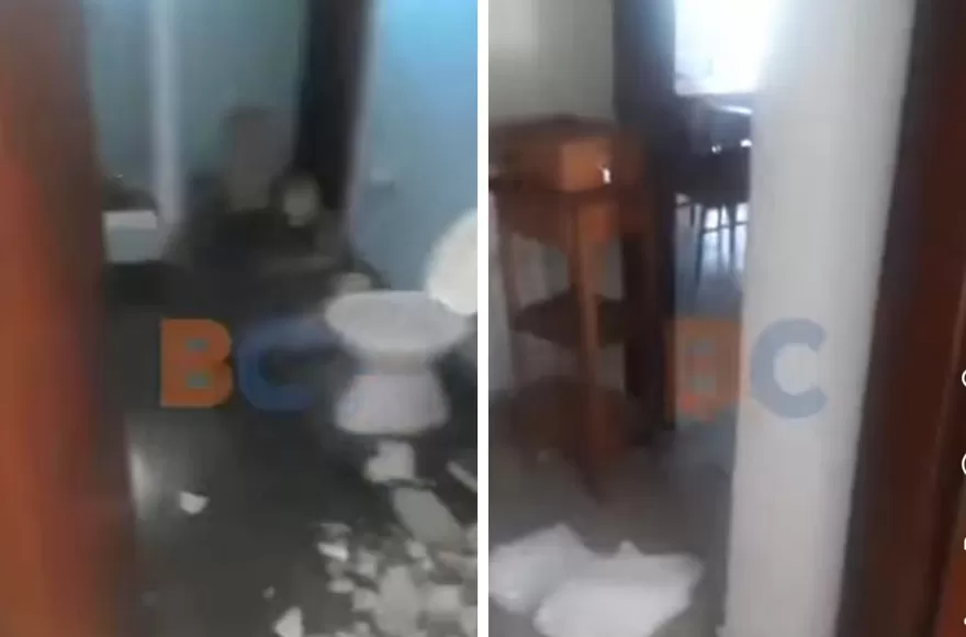 Los malvivientes tuvieron tiempo para realizar los destrozos.