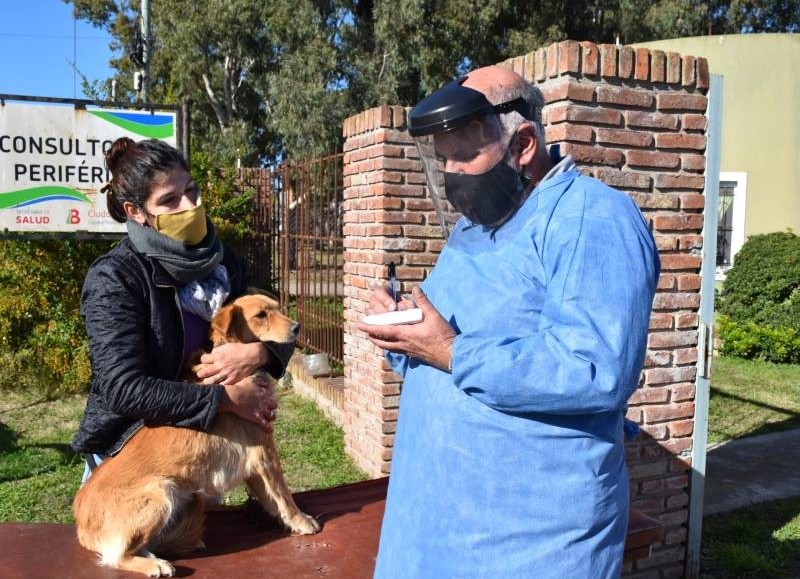 Por los barrios de la ciudad.