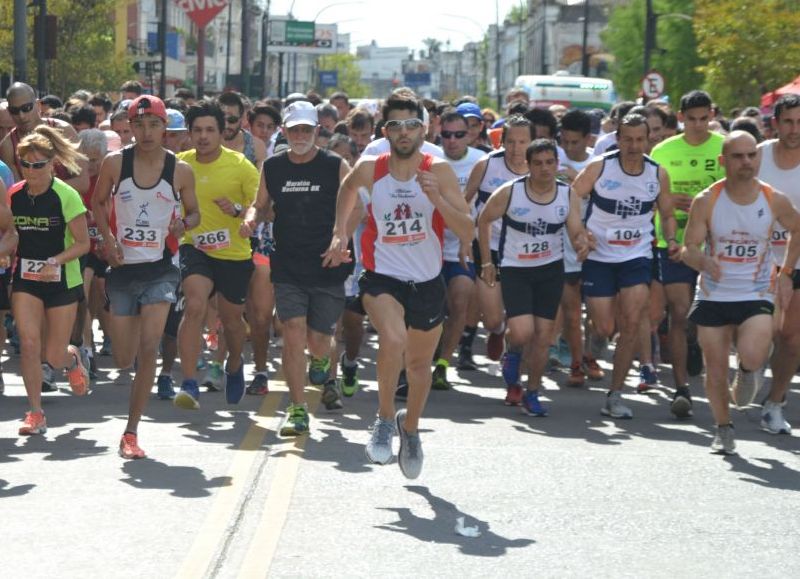 El buen clima acompañó a la prueba atlética.