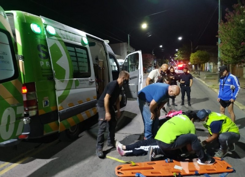 Intervención de los servicios de emergencia.