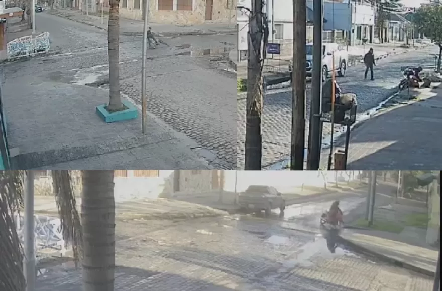 Imágenes de los últimos días, cuando el pozo causó el despiste de ciclistas y conductores de motos.