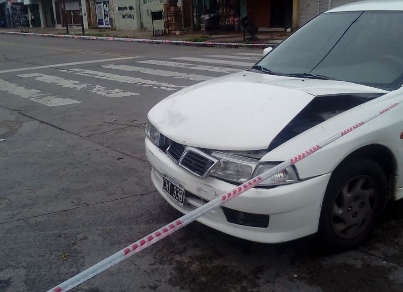 El choque dejó un herido leve.