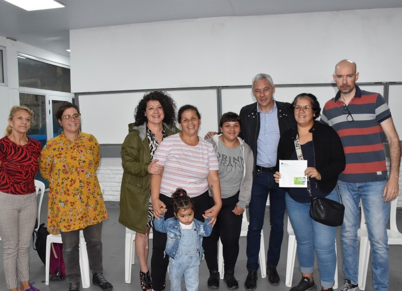 Acto en la sede de Villa San Carlos.