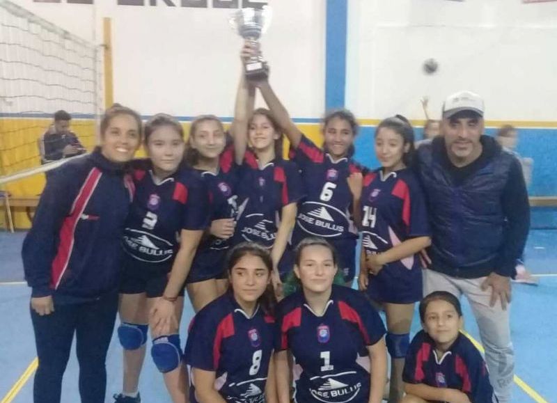 El plantel sub 14.