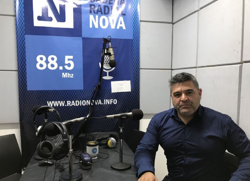 José Luis Redondo en el aire de BerissoCiudad en Radio.