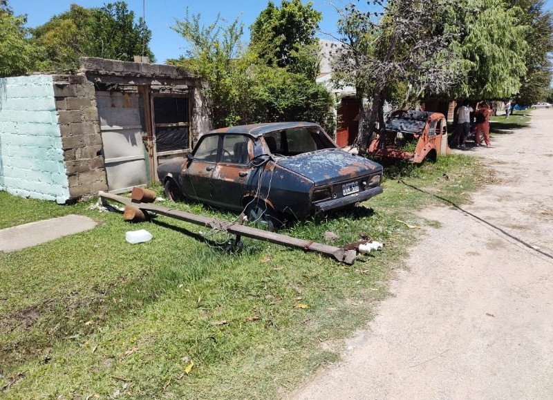 Revuelo en el barrio.