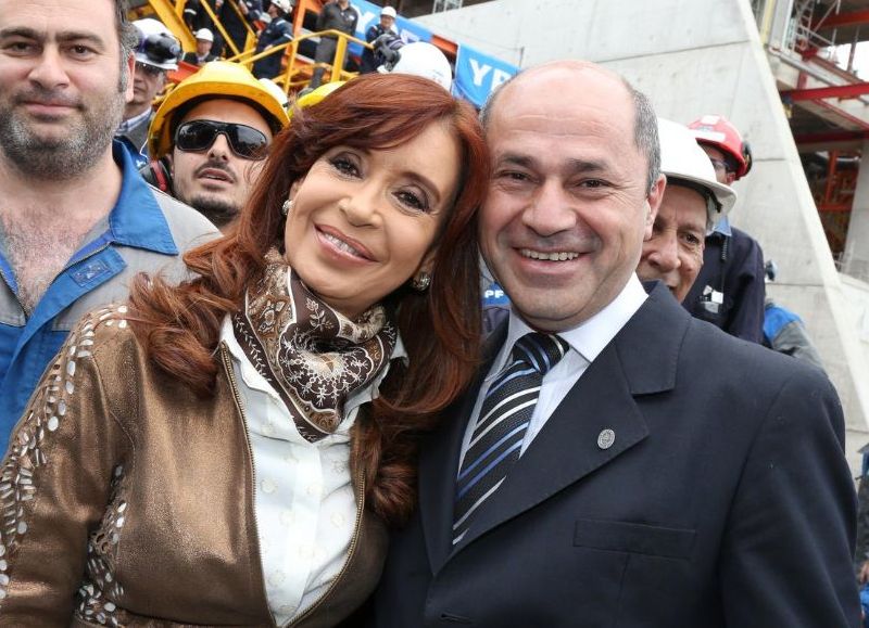 Cristina Fernández de Kirchner y Mario Secco.