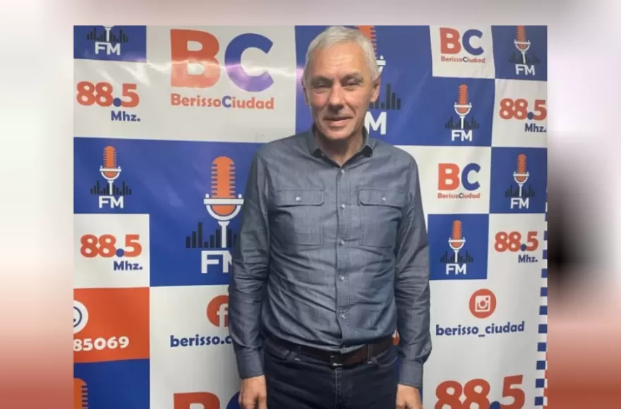 Fabián Cagliardi, intendente de Berisso.