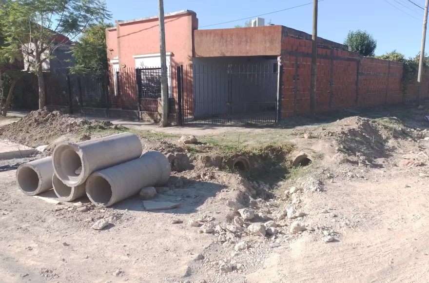 El comienzo de la obra.