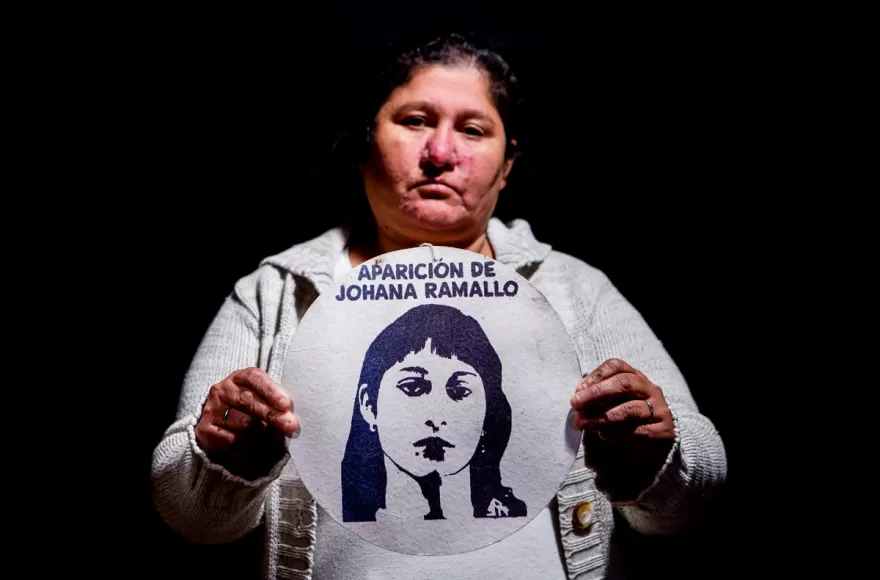 Marta Ramallo y un pedido de justicia por su hija Johana.