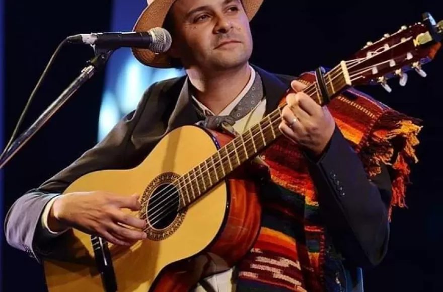 El payador Emanuel Gabotto.