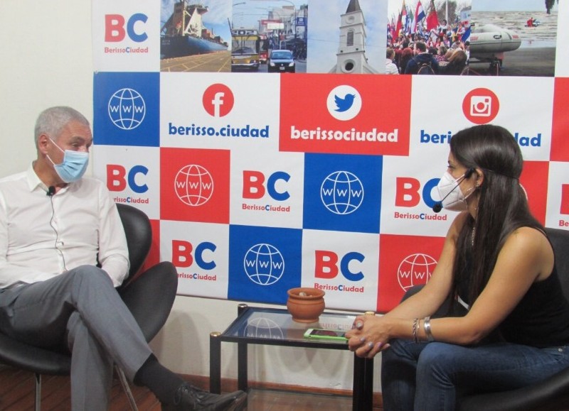 El intendente pasó por el primer programa de "BerissoCiudad en Radio - el backup".