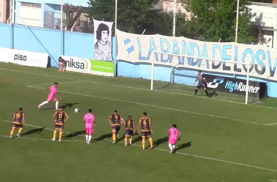 Fue 2-2 en Berisso.