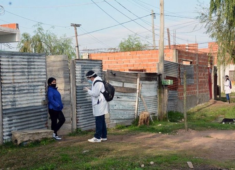 Operativo en Villa Argüello.