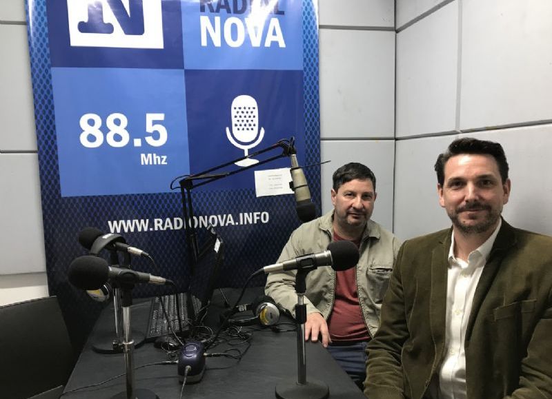 Los médicos Horacio Amato y Santiago Ramírez Borga, en el aire de BerissoCiudad en Radio.