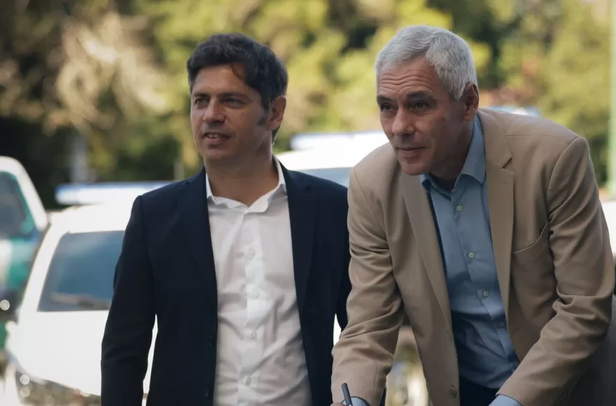 Axel Kicillof y Fabián Cagliardi.