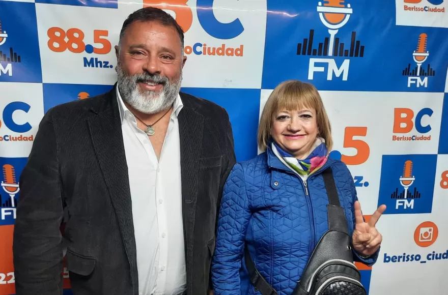Walter Emeri y Patricia Muniagurria, candidatos locales de Fuerza Patria.