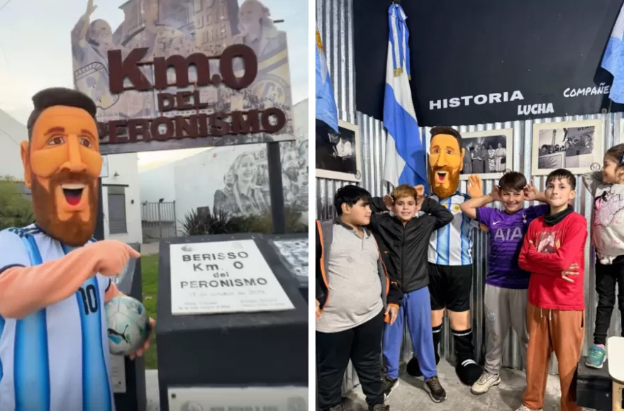 Messi estuvo presente en el encuentro.