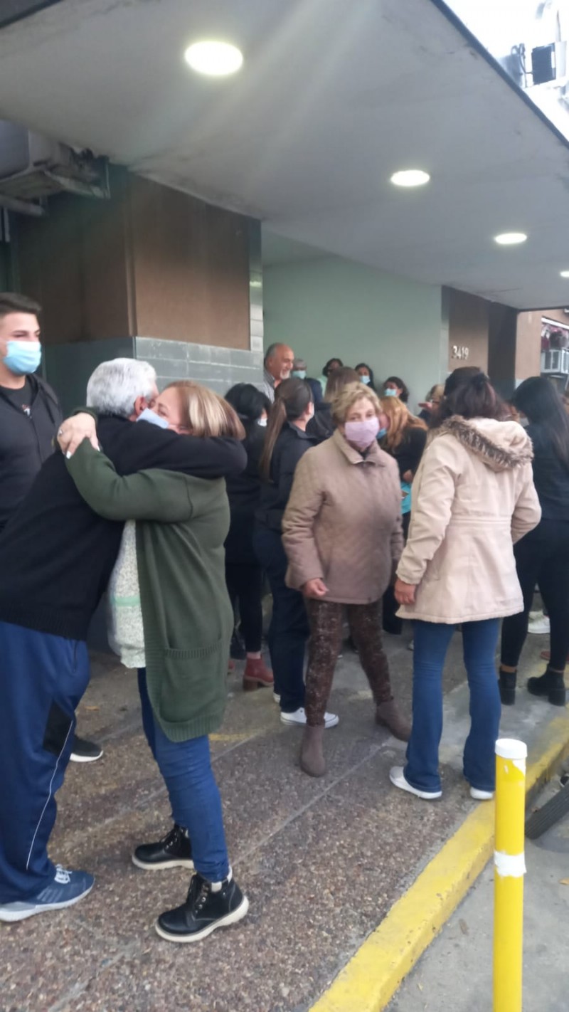 Alegría tras el recuento de votos.