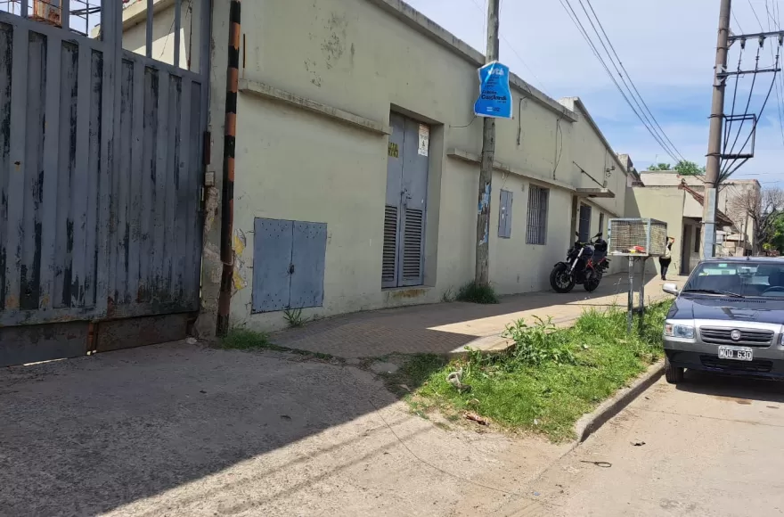 Fábrica paralizada.