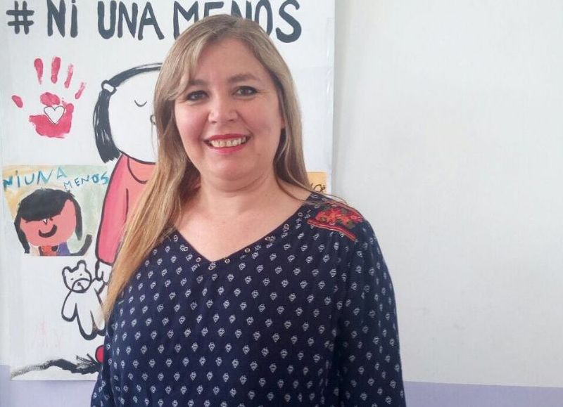 Claudia Vivas, referente de la ONG Decir Basta.