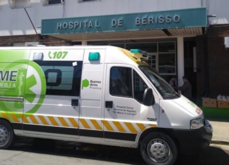La víctima quedó internada en el Hospital Larraín.