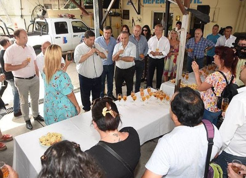 Brindis el pasado viernes en las instalaciones de 6 y 166.