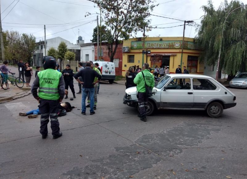 La escena del siniestro.