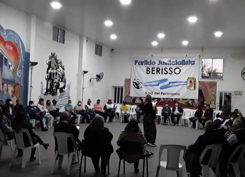 Actividad en la sede del PJ.