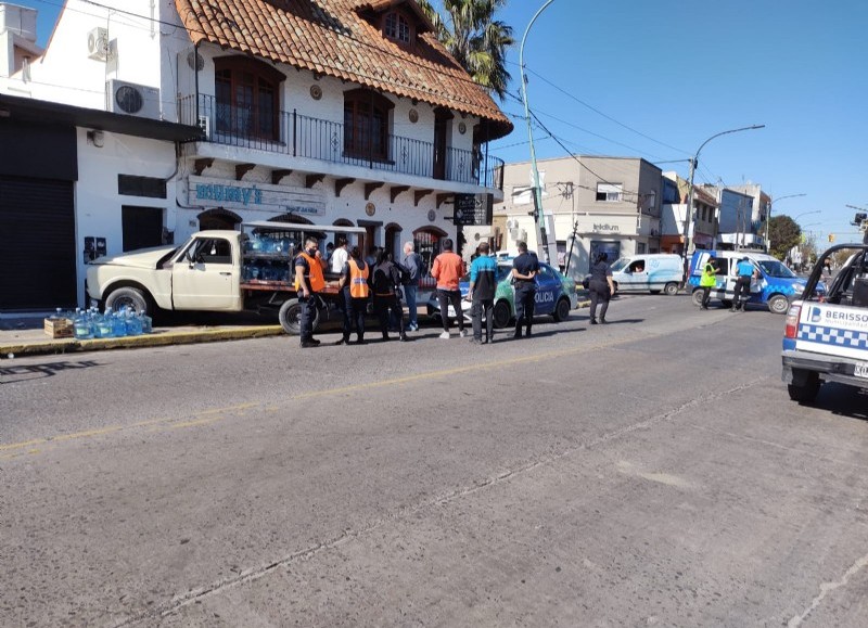 Afortunadamente no hubo heridos.