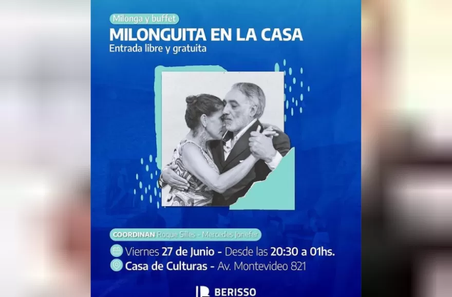Entrada gratuita para la Milonguita en la casa