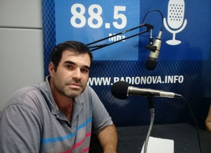 Germán Salmen, en el aire de BerissoCiudad en Radio.