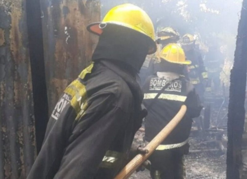 Debieron intervenir los bomberos.