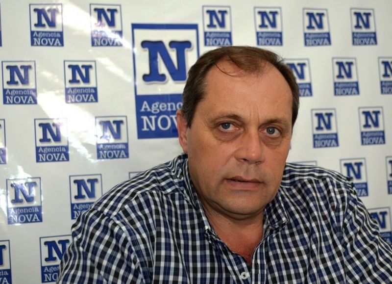 Horacio Mannkowski secretario general de "Nuevo SOEME", agrupación de la Lista Verde y Blanca. (Foto: Isabel Marin- NOVA)